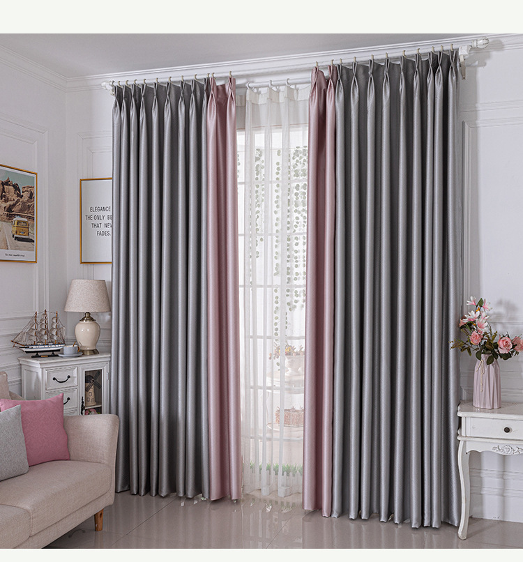 Full-blackout bedroom light-blocking curtains 2022 new style living room home hotel sun protection and heat insulation high-precision curtain fabric pic 27