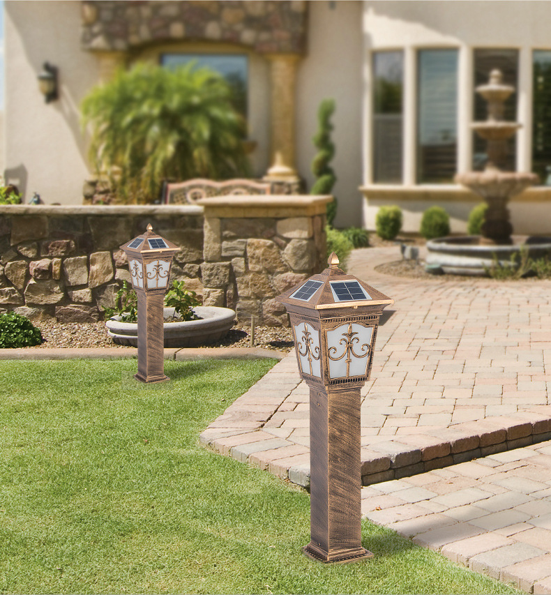 Solar lawn lights, community villa courtyard lights, garden lights, outdoor road and grassland lights, waterproof LED landscape lights pic 23