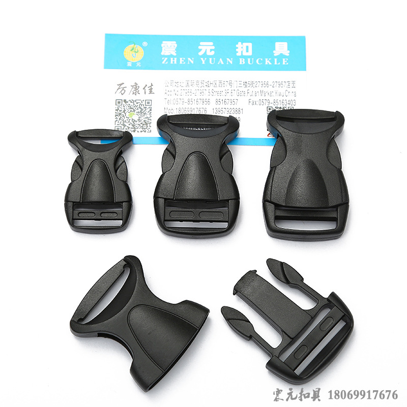 Wholesale of buckle accessories in stock, plastic buckles for bags, plastic buckles for waist bags, webbing, snap buckles for shoulder straps, and button mothers pic 4