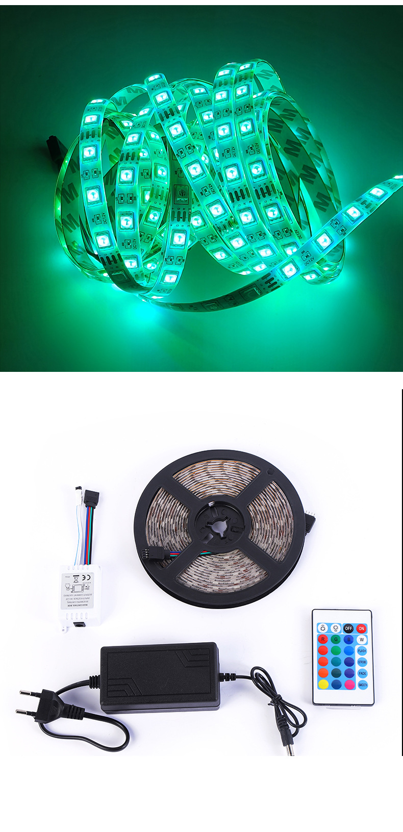 Direct sales from the manufacturer of 12V5050RGBLED color-changing home advertising ultra-bright soft color light strips pic 7