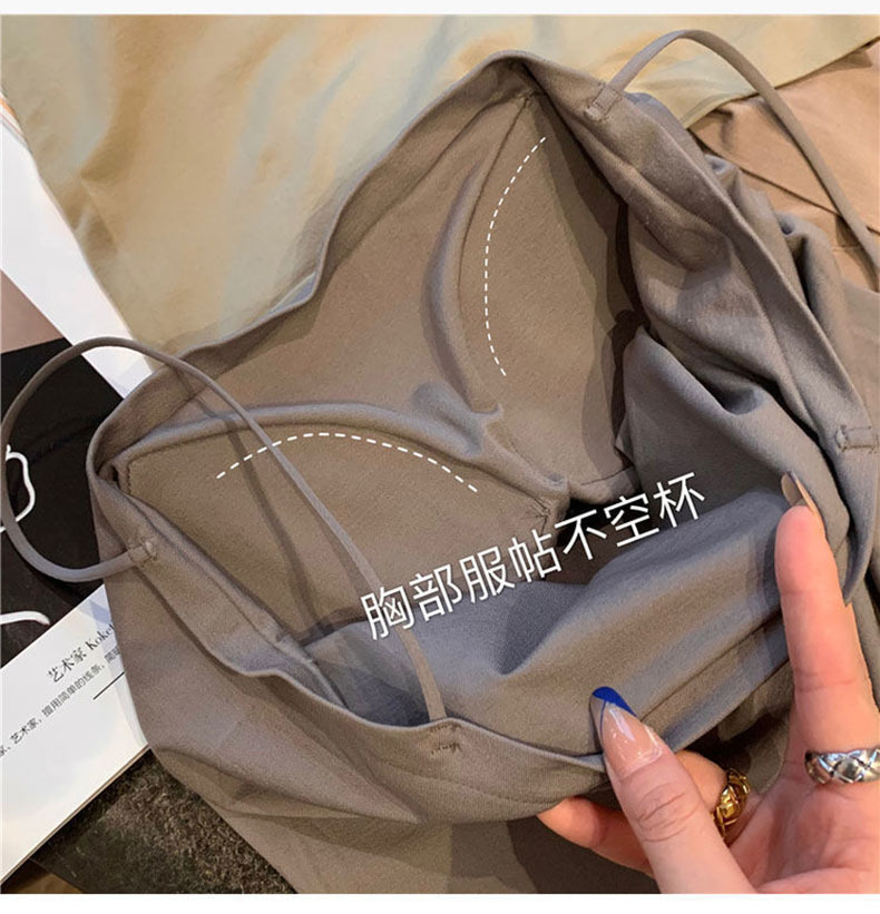 爆款1806吊带背心裹胸内衣女士打底抹胸透气美背无钢圈休闲长短款详情15