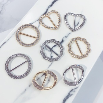 韩版百搭T恤衣角打结神器收腰 围巾丝巾扣厂家现货两用服装配饰详情4