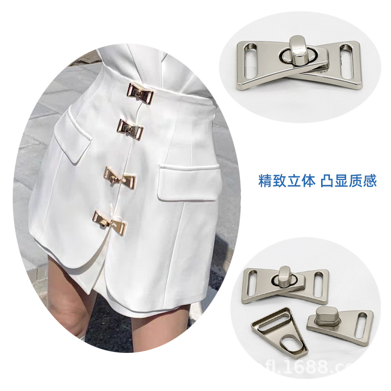 Metal buckles, adjustable buckles, clothing twist buckles, overcoats, jackets, lock buckles, belt buckles, lap buckles and turn buckles are three excellent accessories pic 2