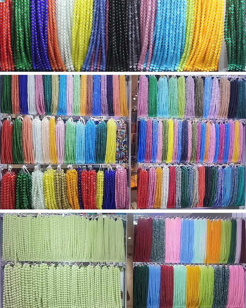 猫眼石珠子批发手串配饰散珠diy饰品配件手链项链耳环圆形串珠详情26