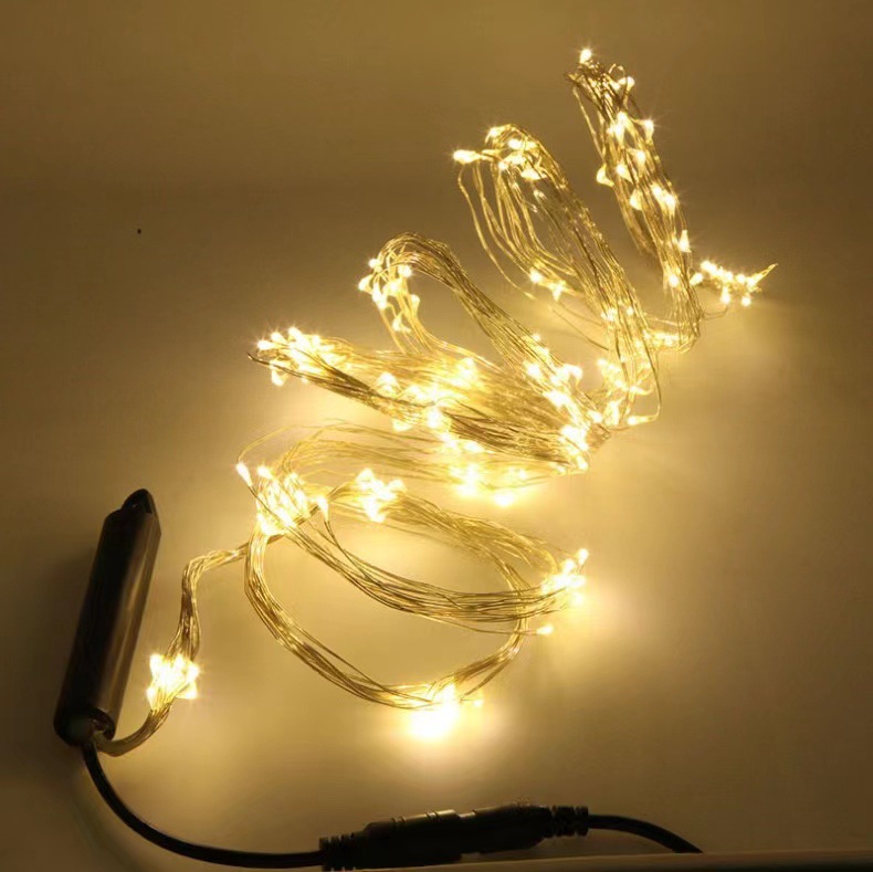 Cross-border new products: solar tree vine lamp, led copper wire lamp, ponytail waterfall lamp, outdoor waterproof courtyard decorative lamp pic 4