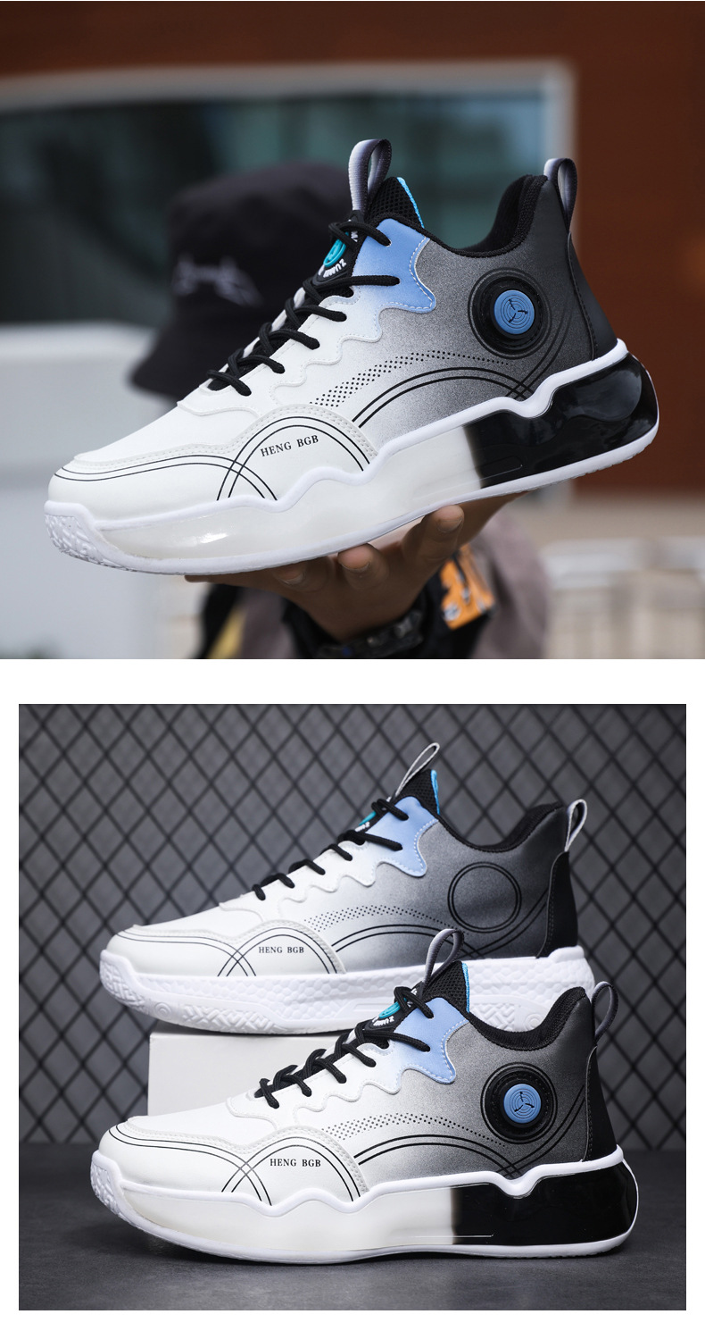 新款秋冬初中学生球鞋青少年跑步运动鞋男士潮流百搭运动篮球鞋详情14