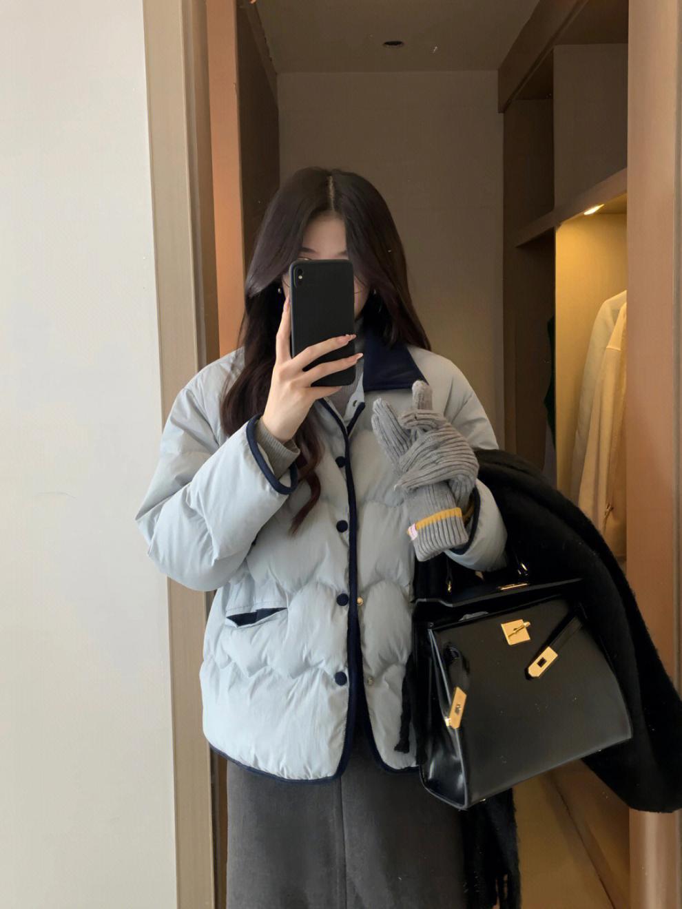 Lapel Dongdaemun light down cotton-padded jacket for women, short chanel-style cotton-padded jacket, casual coat for winter pic 3