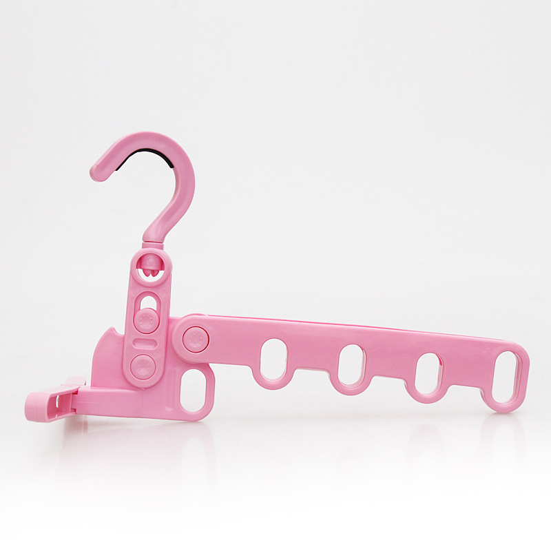 Folding clothes drying rack hooks, indoor multi-functional wall-mounted clothes drying rack, wall-mounted five-hole drying rack, a perfect clothes drying tool pic 5