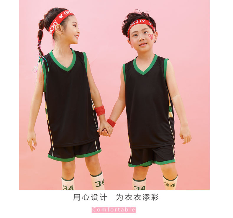 Niños panel de luz de baloncesto ropa se puede personalizar imprimir número imprimir palabra deportes warrior clipper running fit suit DIY training pic 12