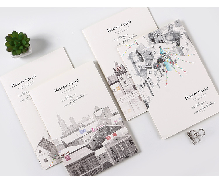 Wholesale of 40 thickened student exercise notebooks, notepads and notebooks in the Korean version of Senmu B5 car line book pic 15