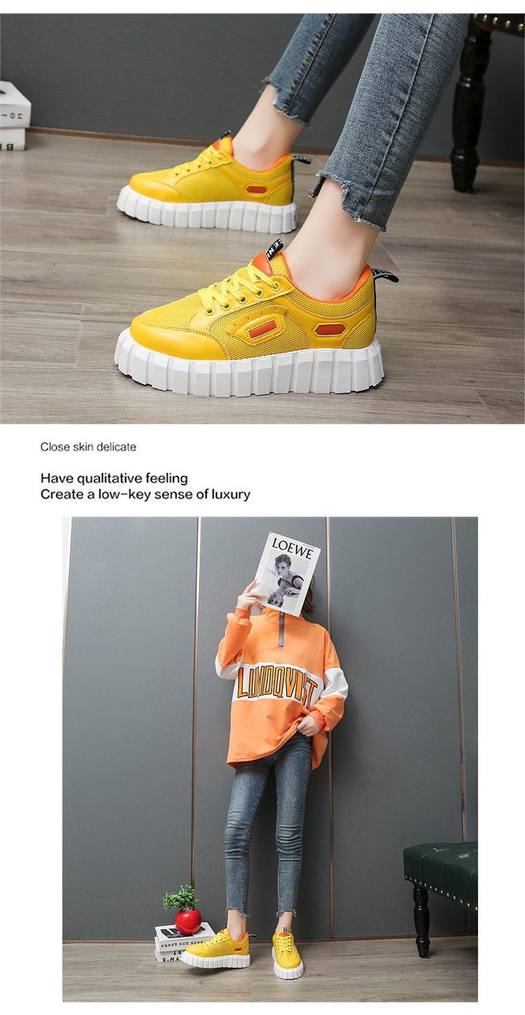 跨境外贸大码2021秋季新款街头时尚潮流圆头厚底女式休闲板鞋单鞋详情19