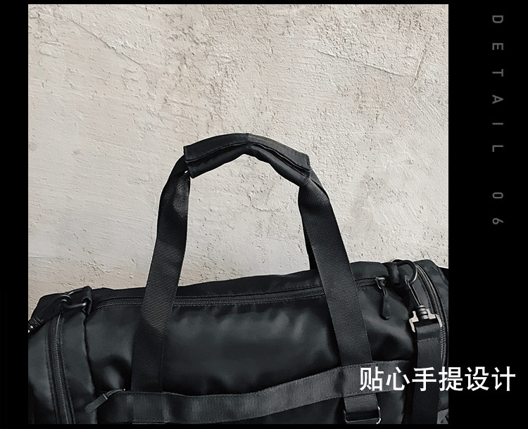 手提短途旅行包女潮牌时尚休闲斜挎包干湿分离运动大容量健身包男详情31