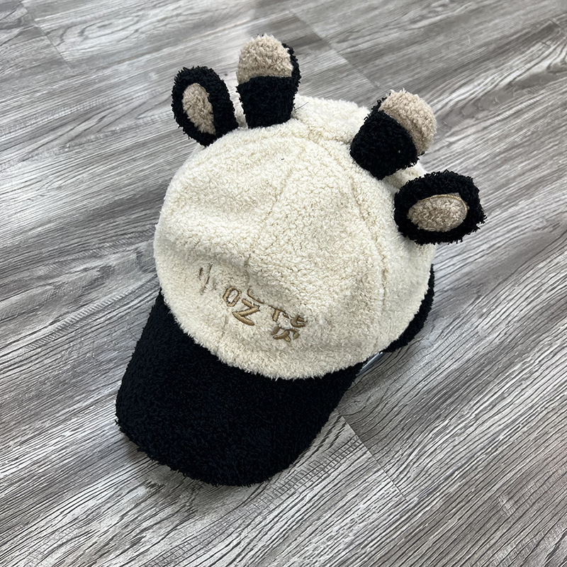 Ciervo peludos capucha de lengua mujeres otoño e invierno caliente thunderfeng sombrero sombrero de peluche peluche rizado lindo dulce versión coreana ruth pic 6