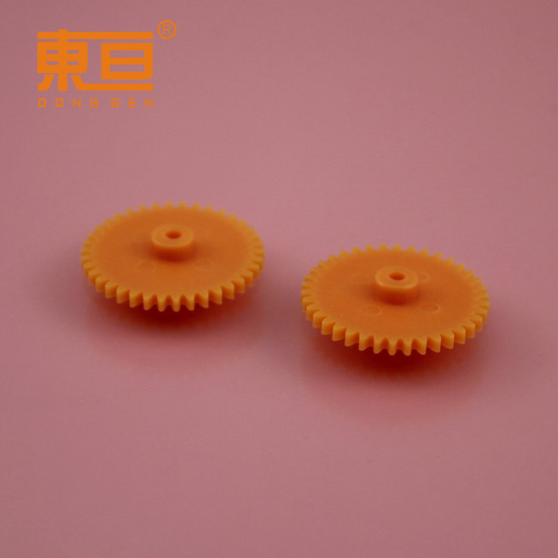 382A soft orange-red soft tooth plate, single-layer gear with soft rubber, easy to insert and pull, toy gear pic 8