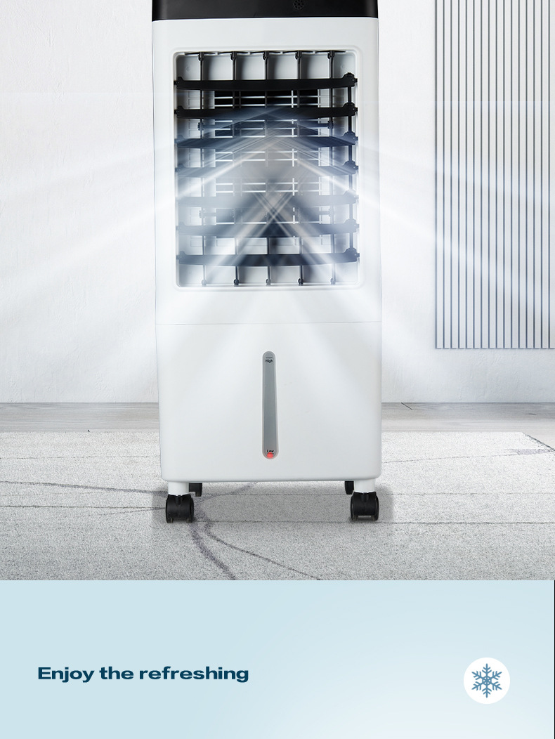 Air cooler, household cooling, small cold air blower, water air conditioner, mobile cold air fan for dormitories, electric fan, European, British and American cross-border pic 6