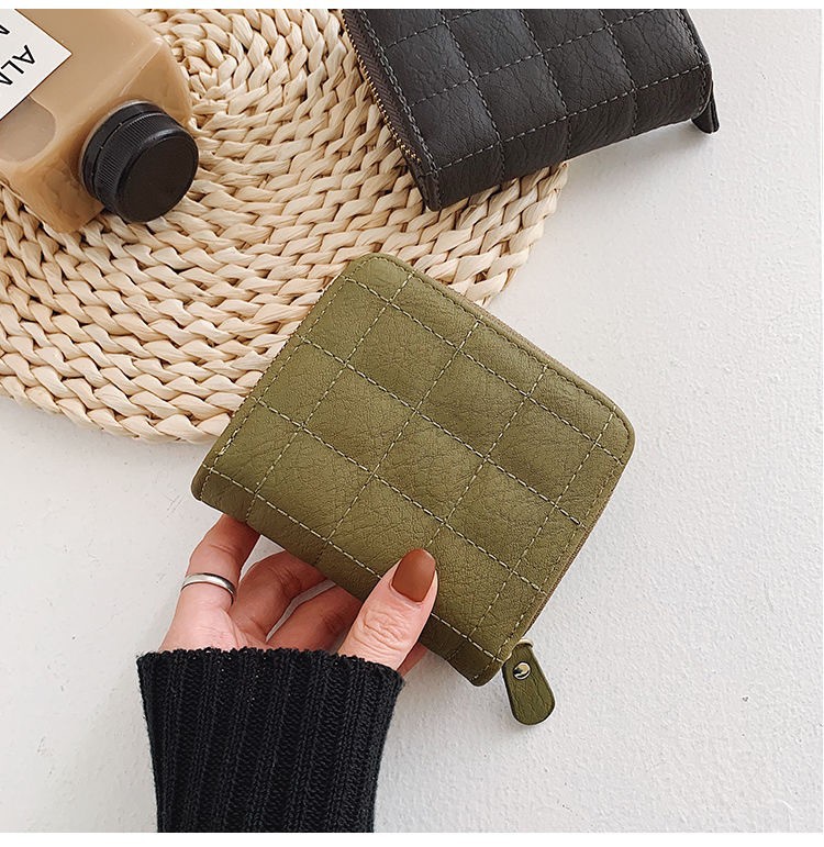 2023韩版迷你小钱 包女包短款拉链短款可爱零钱包学生绣花钱包女详情7