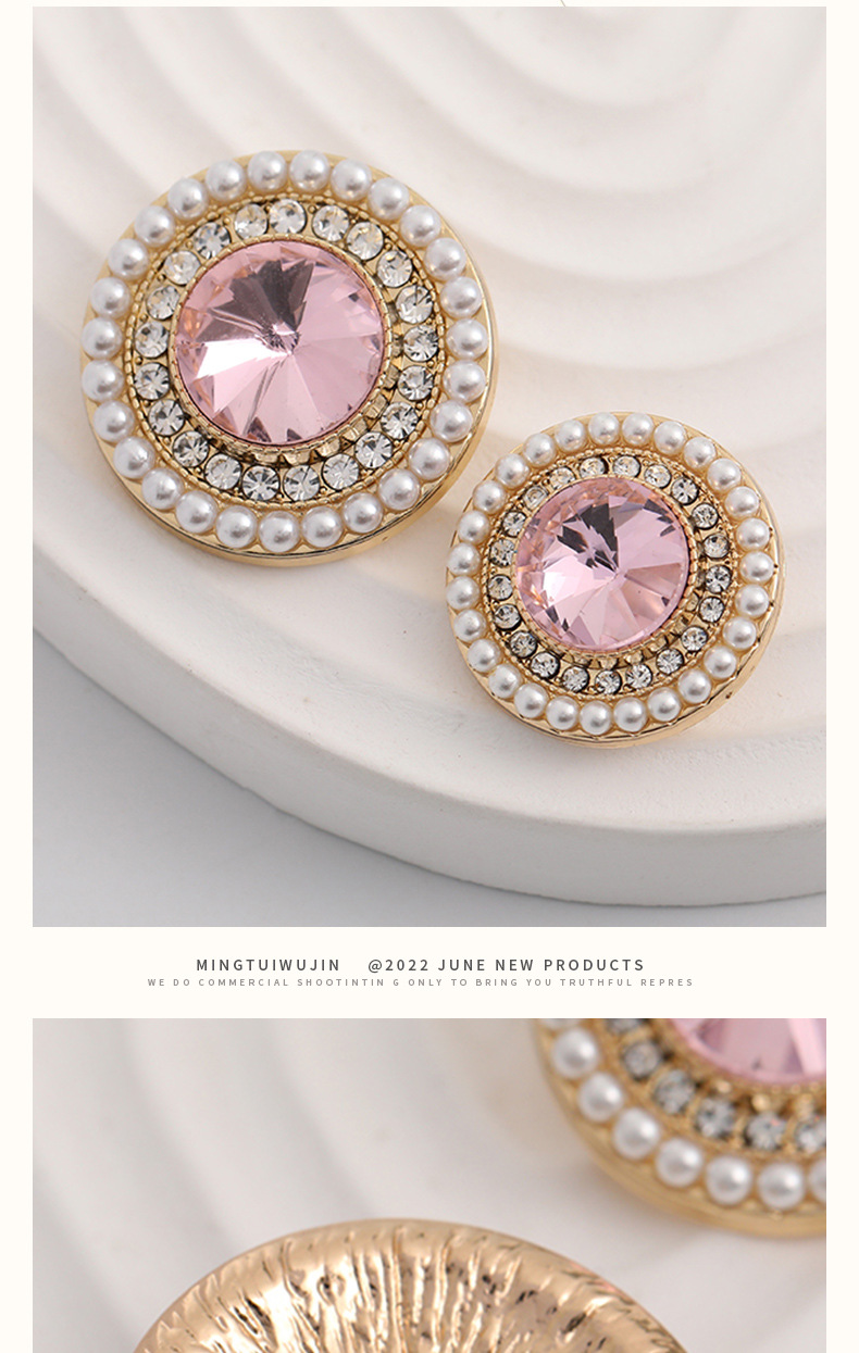 High-end button-down cashmere coat, suit jacket, Chanel style, luxurious diamond-encrusted rhinestone decoration, large buttons pic 5