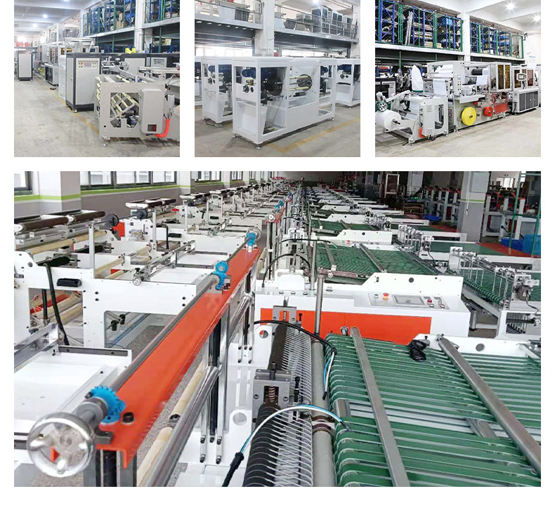 Baihao fully automatic high-speed express bag making machine, e-commerce packaging bag, plastic bag and packaging bag making pic 12