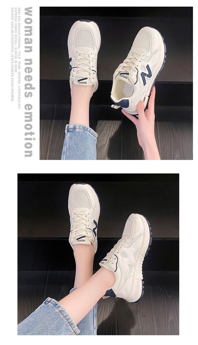 运动鞋女2024年春秋新款超火百搭防滑休闲女鞋软底轻便跑步小白鞋详情11