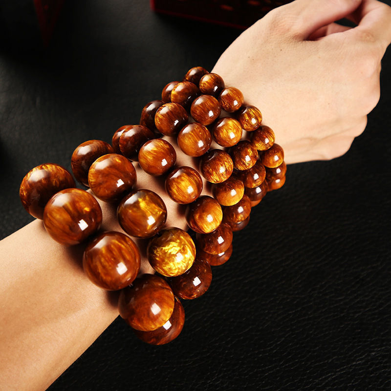 金丝海柳佛珠手串单圈手串男女款民族风念珠文玩直播引流福利品批详情5