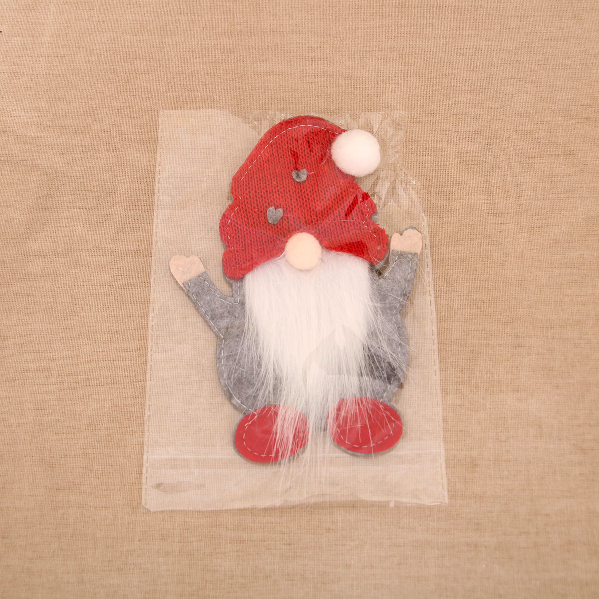 Cross-border new dwarf knife and fork set, faceless old man knife and fork bag, Rudolph tableware set, Christmas decoration items pic 7