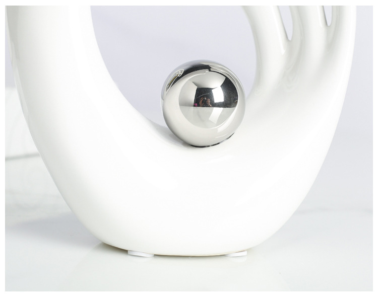 Cross-border simple ceramic ornaments, creative handicrafts, wine cabinets, TV cabinets, decorative items, home ornaments, porcelain souvenirs pic 9