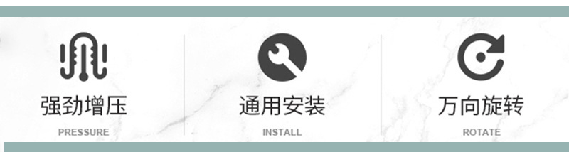 All-copper kitchen faucet extender, splash-proof faucet nozzle, universal interface faucet extension nozzle pic 3