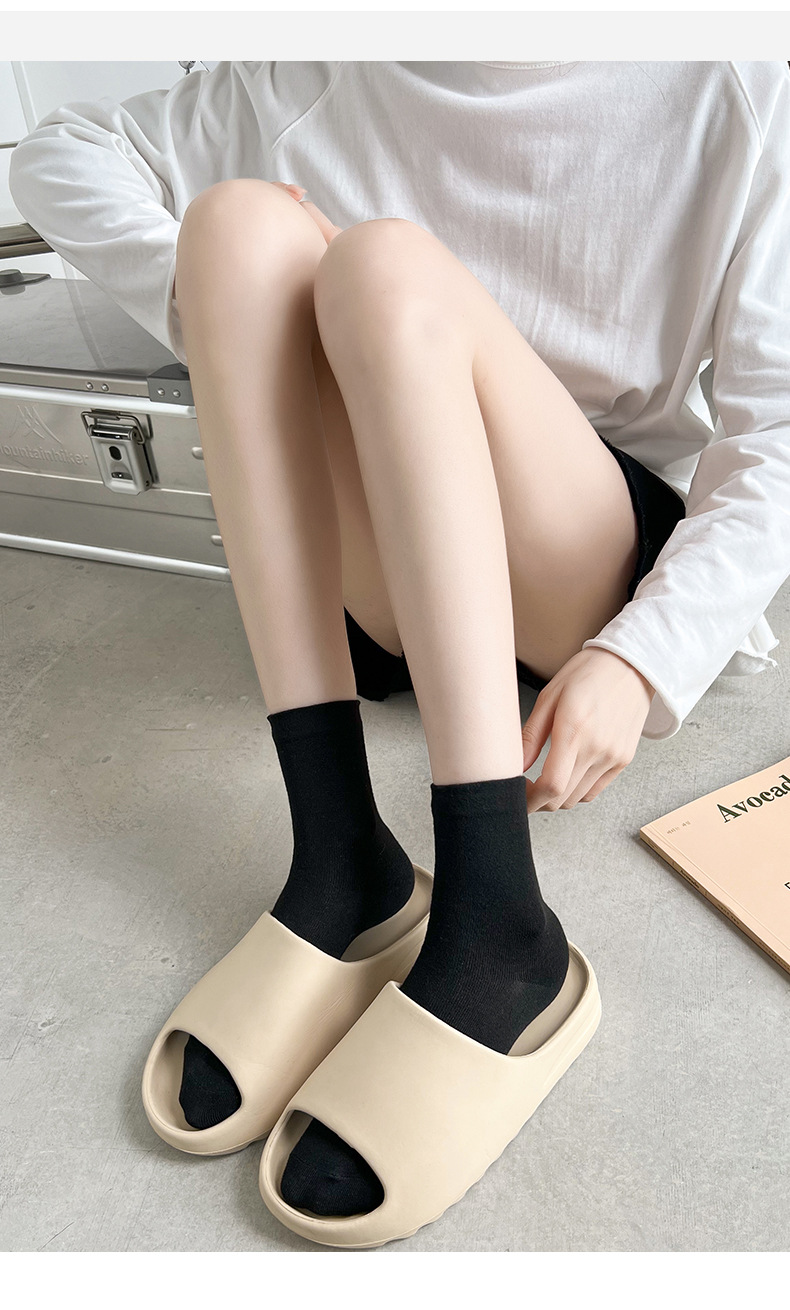 وجوارب مركونة من جوارب غير معدومة، وجوارب بيضاء، وجوارب قطنية، وجوارب سوداء pic 16