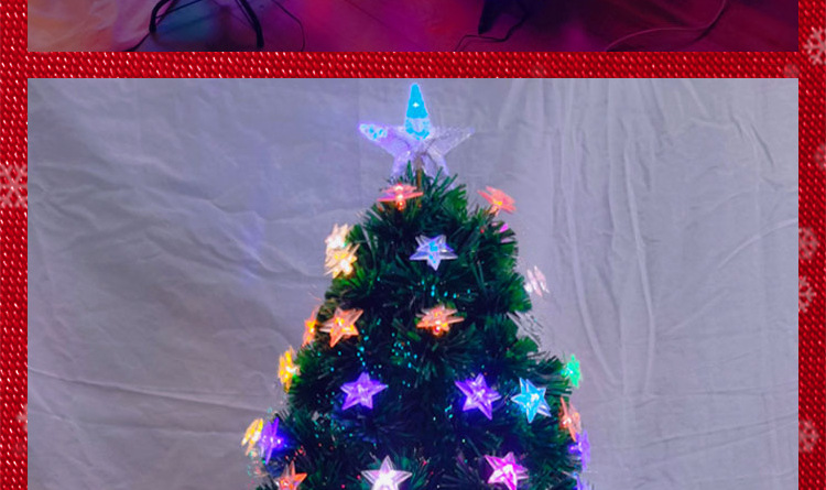 Shengfa 1.8M encrypted illuminated Christmas Tree, home simulation Large Christmas tree, seven-color Christmas tree manufacturer wholesale pic 37
