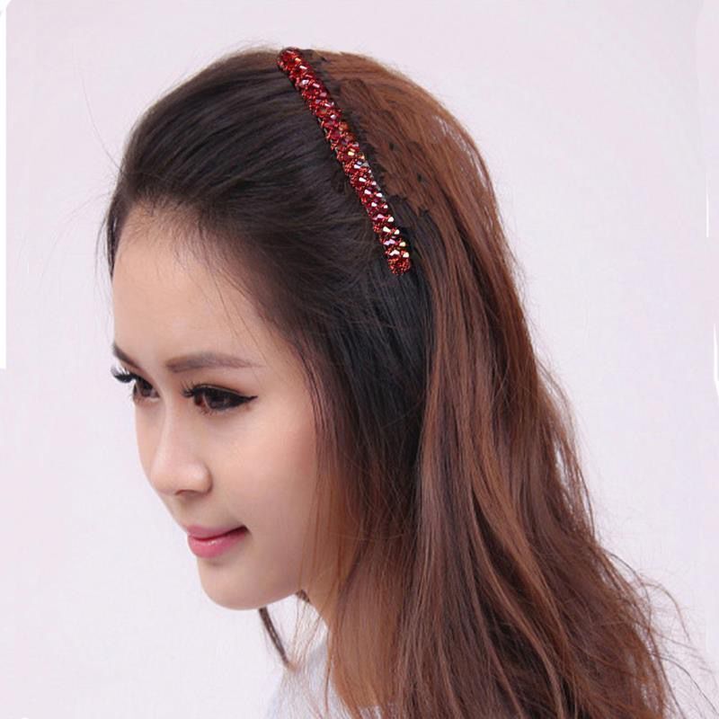 Crystal hair combs, bangs combs, upside-down hair clips, back of the head hair cliffhanger, Korean hair accessories, adult hair clips wholesale pic 7