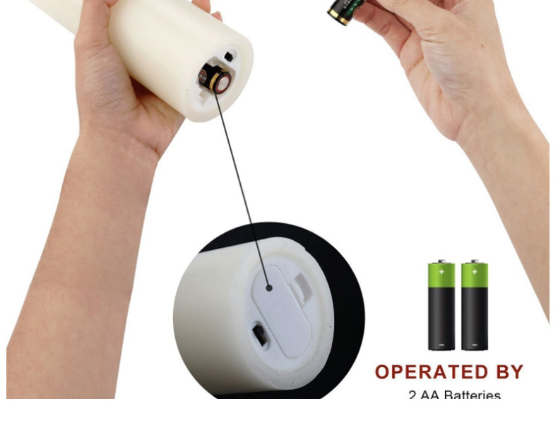 Cross-border electronic candle lighting atmosphere activity simulation cylindrical LED candle remote control home wedding decoration Buddha lamp pic 12