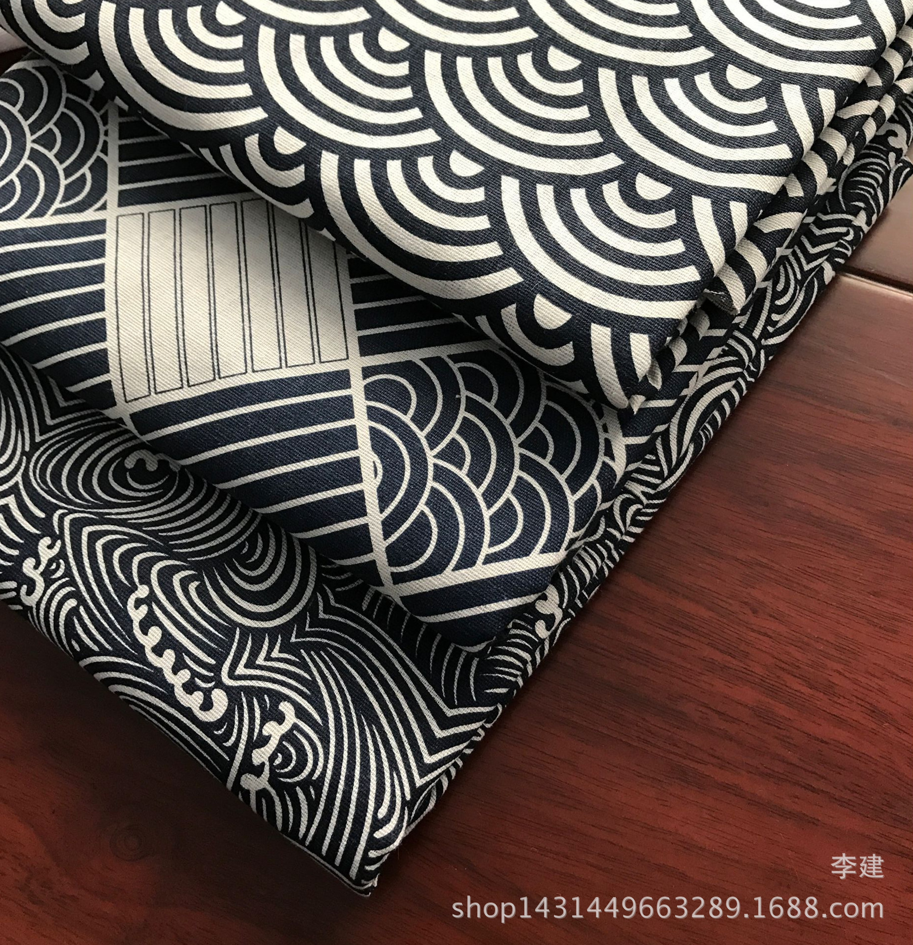 Jianxiang Textile Factory supplies linen printed Nordic-style tablecloths, cushions, aprons and storage bags, which can be made into PE film pic 81