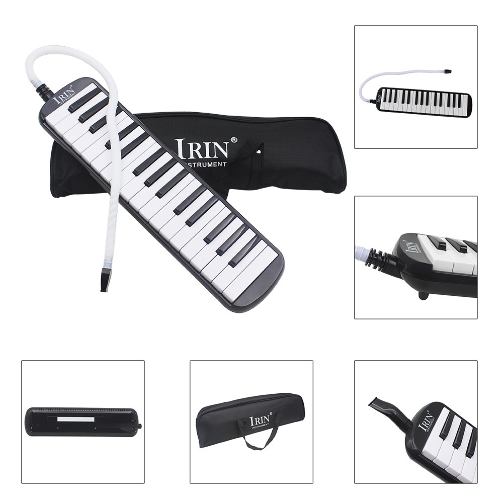 Factory wholesale IRIN 32-key harmonica for students, children and beginners to play in class, equipped with mouthpieces and pipes pic 9