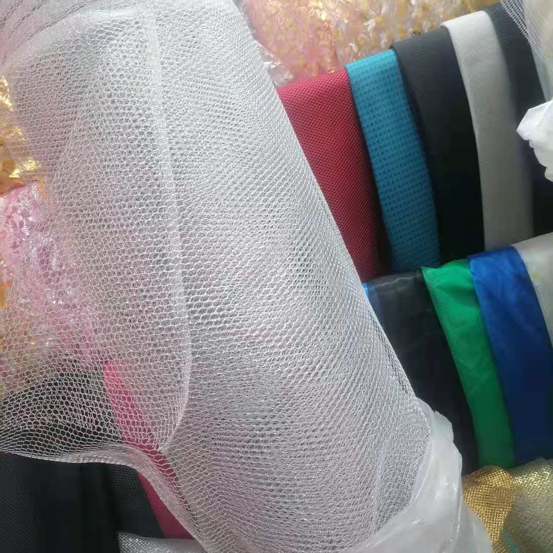 Mesh, gold thread, silver thread, hexagonal large-hole mesh fabric, clothing and textile fabric, shoe material, hat material, decorative bag material pic 10