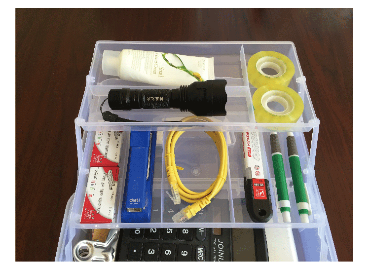 Portable three-layer multi-functional storage box, portable lacquer Guka plastic storage and organization box, medicine box pic 16