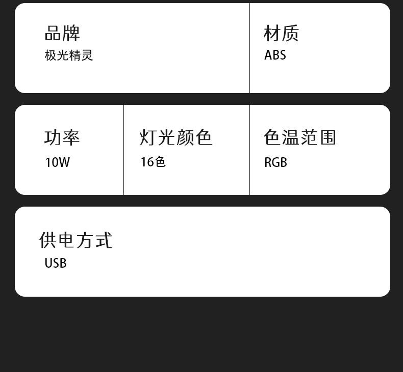 条型RGB桌面氛围灯 智能ABS音乐律动电竞卧室桌面氛围灯详情18