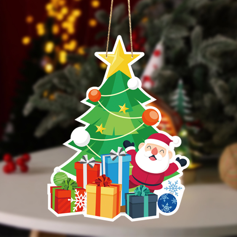 圣诞节挂件装饰门挂门牌主题 节日派对用品装饰布置 道具门挂壁挂详情8