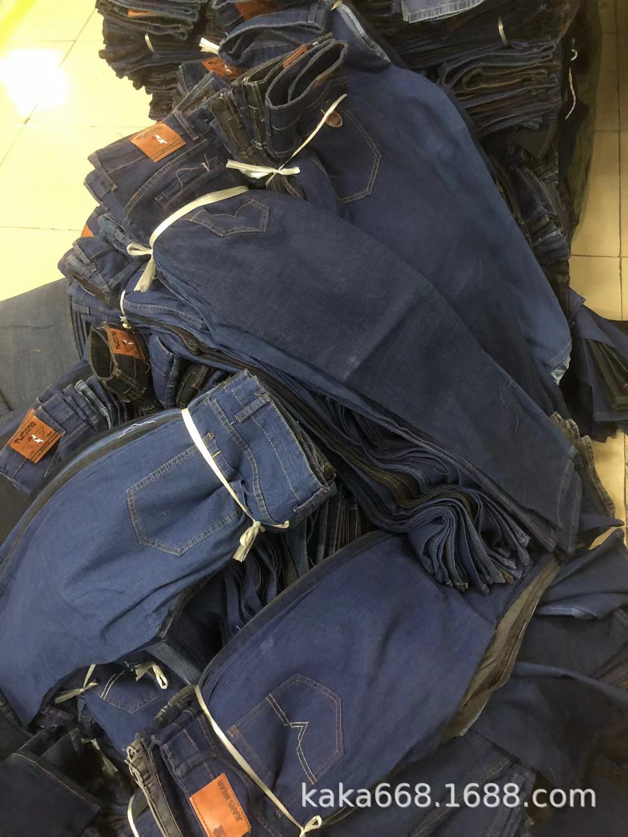 Men's jeans wholesale男式牛仔裤弹力直筒批发出口男士尾单长裤详情18