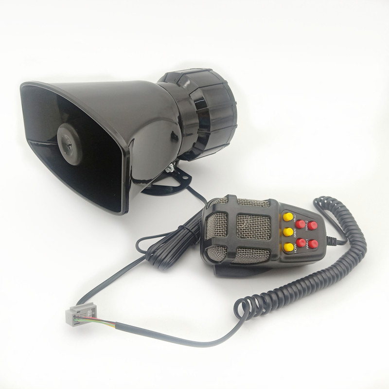 厂家直销汽车喇叭方口7音12V 100W喊话喇叭 汽车七音警报喇叭批发详情7