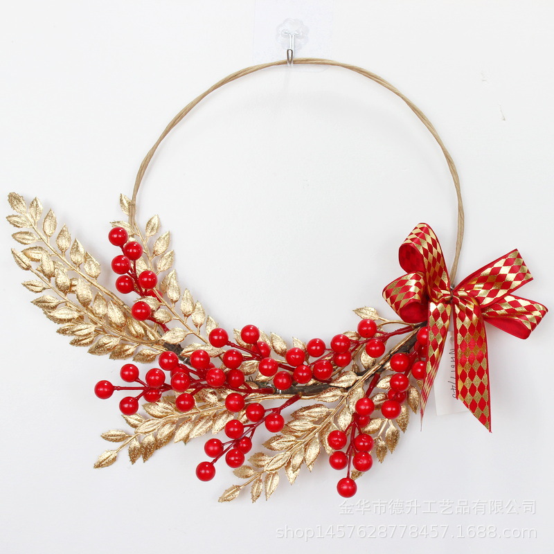 New Year decorations: Red fruits for the Year of the Tiger, prosperity fruits, New Year flowers, wreaths, home hangers, door hangers, wall decorations, housewarming and Spring Festival decorations pic 12