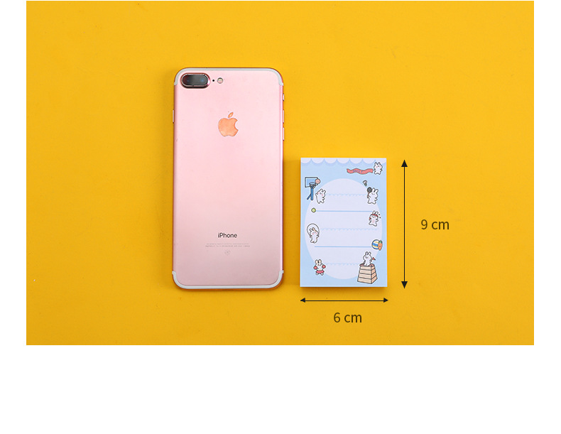 Cute cartoon rabbit memo note book, student notebook, sticky notes that can be torn N times, message notepad pic 6