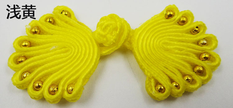 Direct sales of retro cheongsams with nine beads, bead plate buttons, wedding invitations, home Hanfu head flower decorations, butterfly flower buttons pic 13