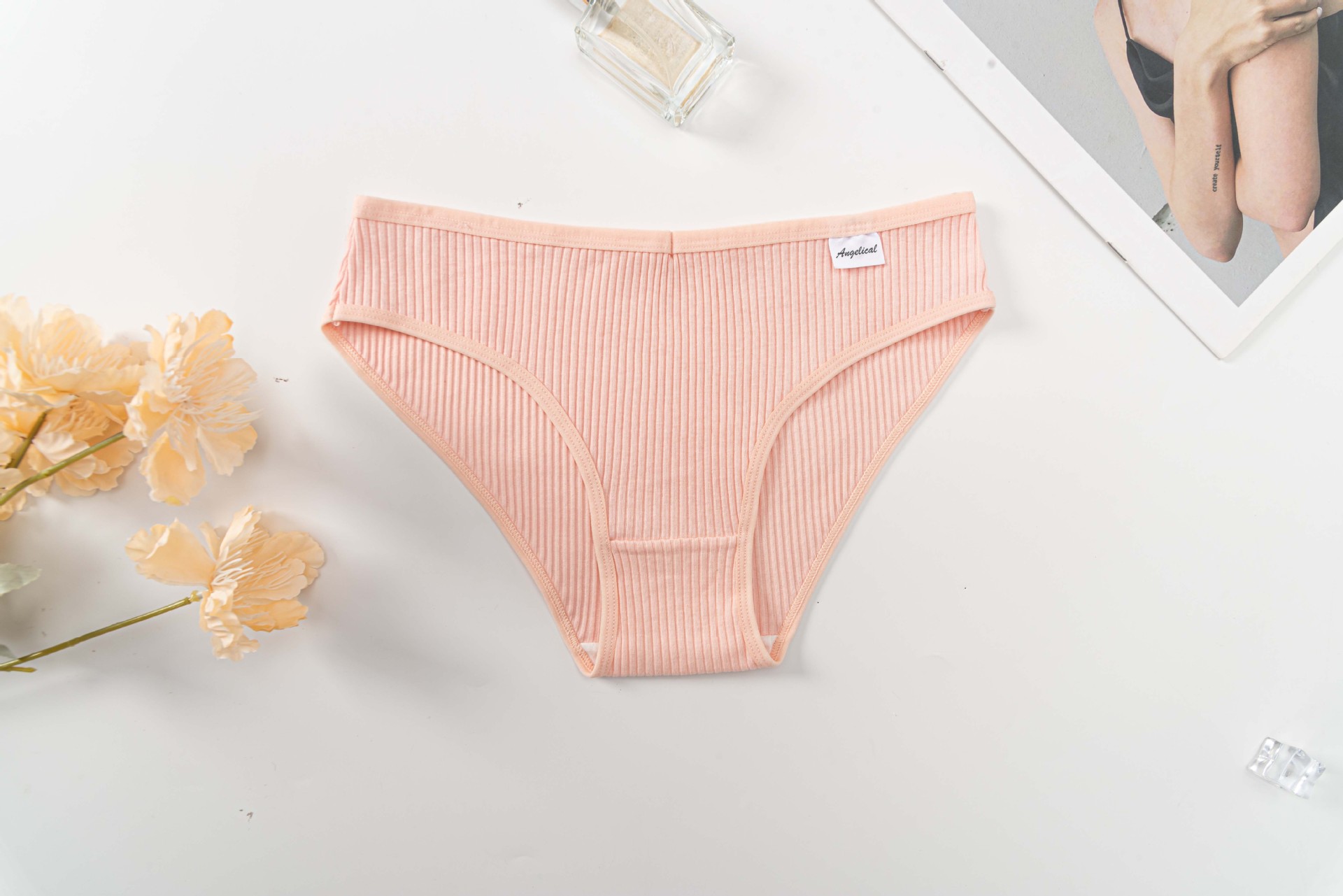 跨境欧美女士内裤中腰透气提臀女内裤高弹舒适女士三角裤批发直供详情9