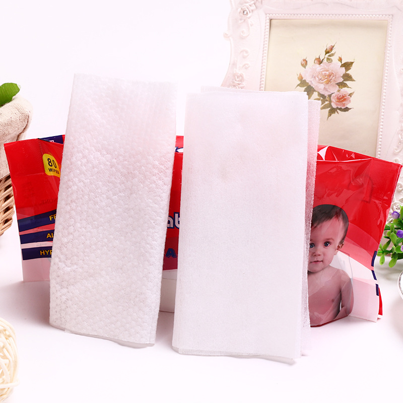 Wholesale of foreign trade-specific hand and mouth wet wipes, disposable covered wet wipes for home and travel, 80-tissue baby wet wipes pic 6