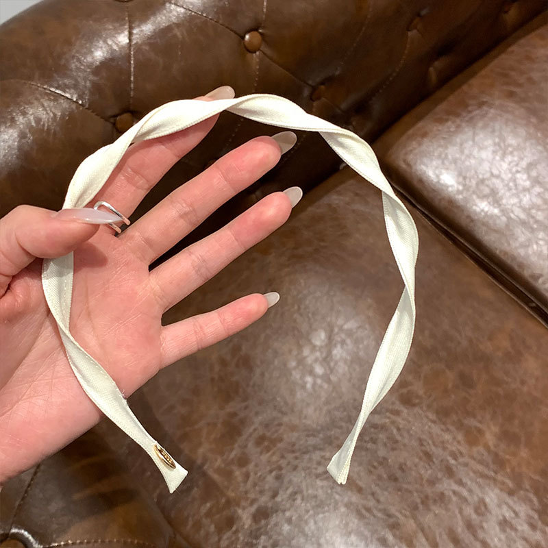 一款两戴！章若楠同款手工丝带螺旋发箍女不勒头扭扭纹压发头箍详情9