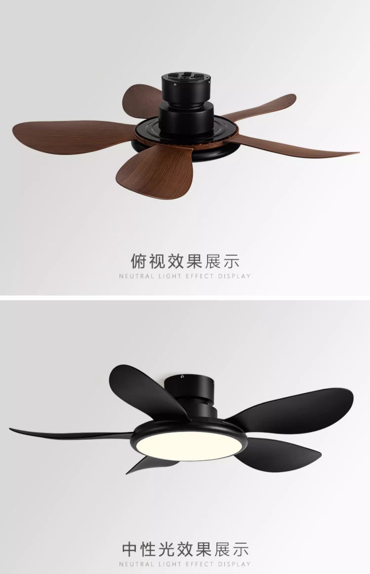 Ventiladores de sala de estar lámparas de techo luces de techo nórdico grandes ventiladores de viento luz de ventilador de frecuencia variable dormitorio comedor ventilador de techo pic 22