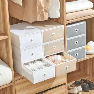 加厚防尘aj鞋盒球鞋收纳盒透明抽屉式鞋子收纳神器塑料网红鞋柜详情5