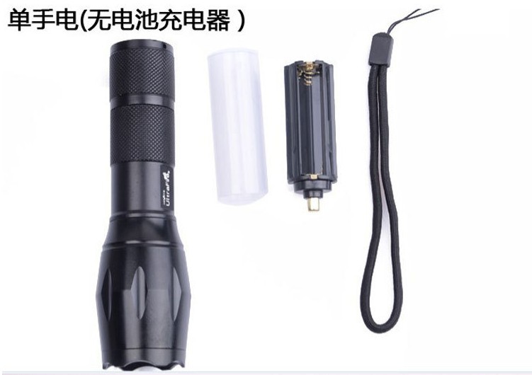 热卖爆款+厂家直销XML-T6/U2 L2伸缩变焦迷你强光充电手电筒 pic 19