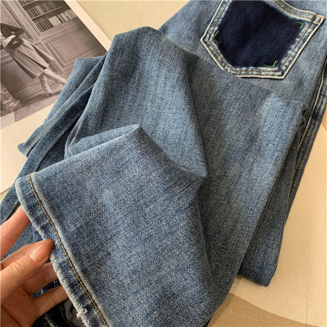 Treasure pants: Slimming, versatile, drape black straight-leg jeans for petite women, high-waisted wide-leg pants pic 38