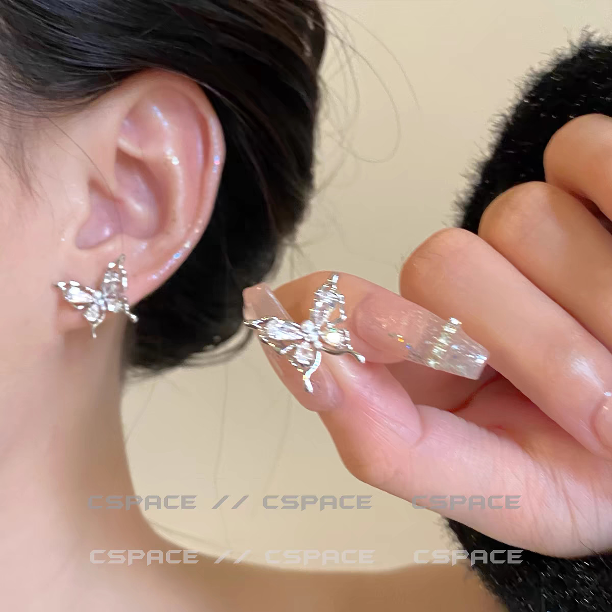 925针ins风珍珠耳钉女百搭耳环高级感气质耳饰摆地摊夜市爆款批发详情14